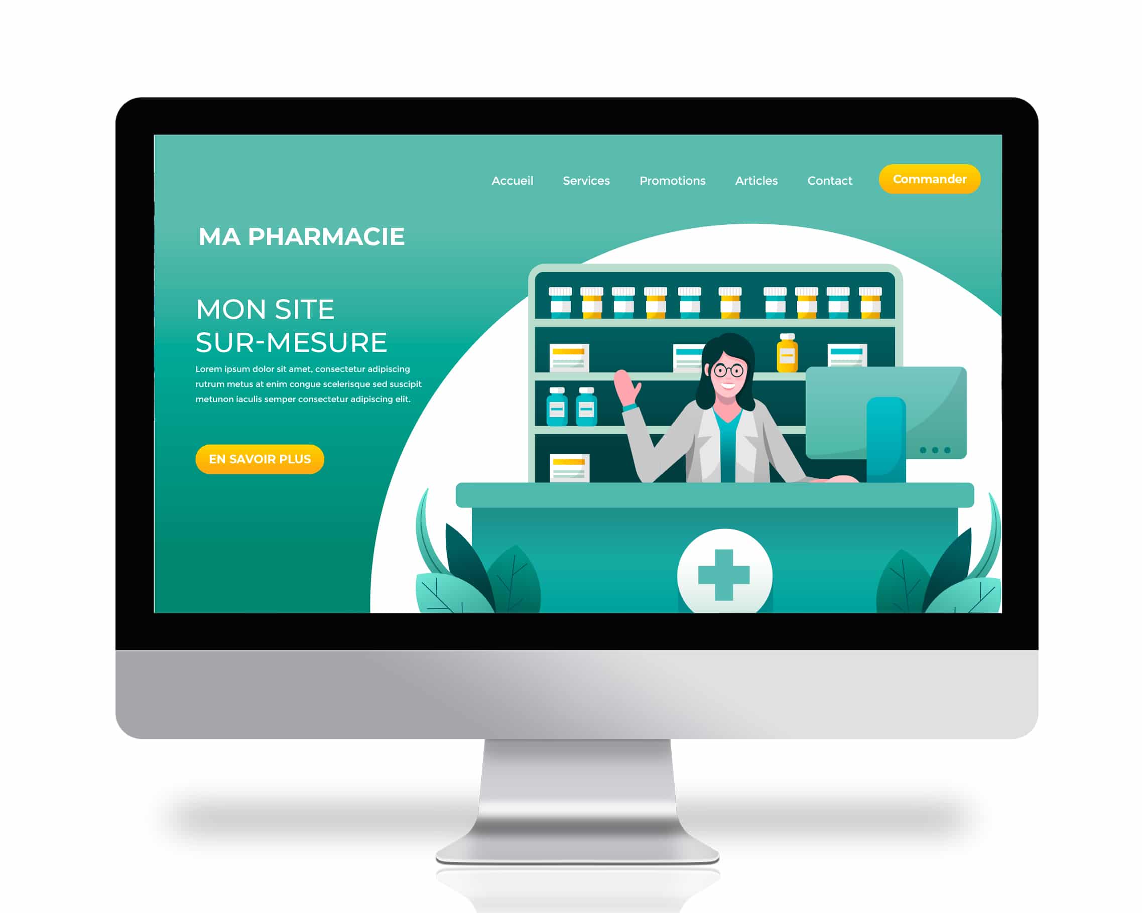 exemple de site web sur-mesure