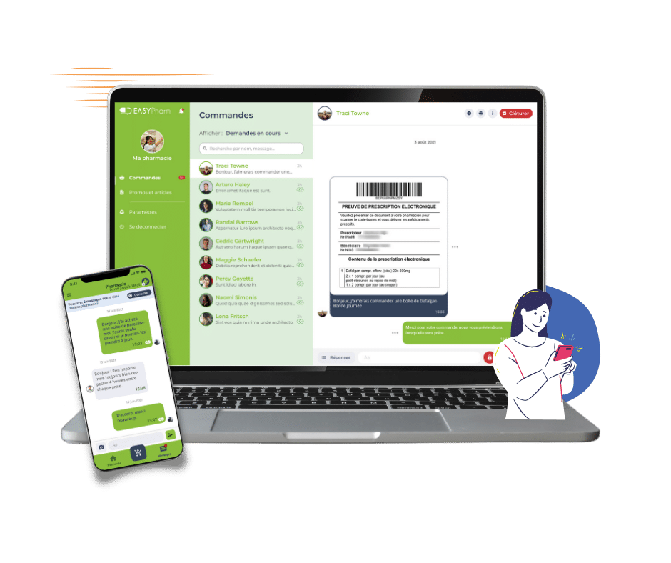 Easypharm application pharmacien patient